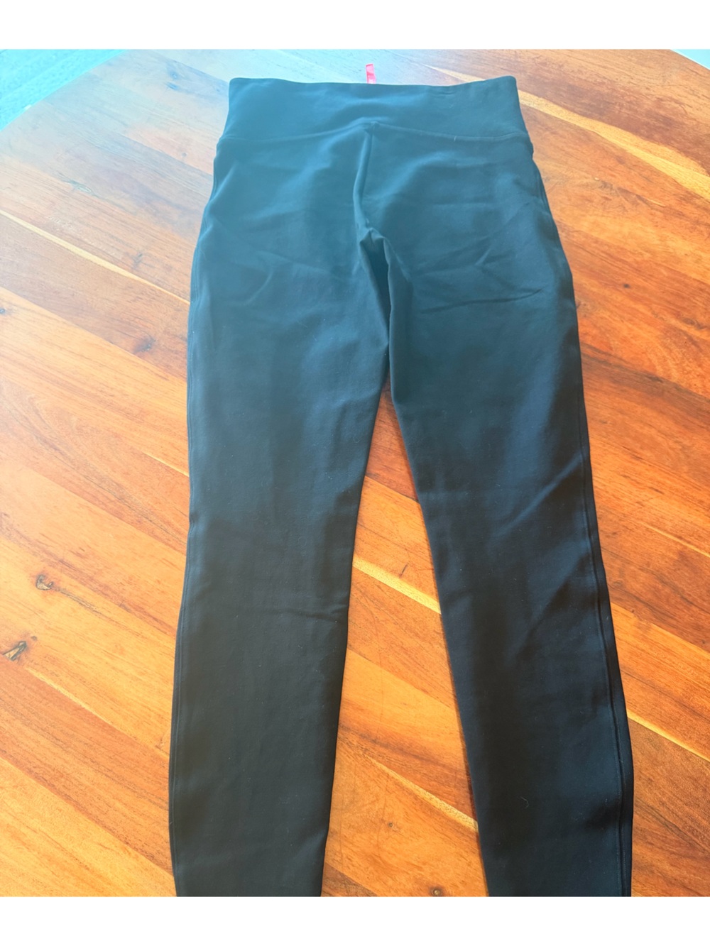 SPANX Black Leggings with Red Brand Tag size M Tall - Picture 6 of 7